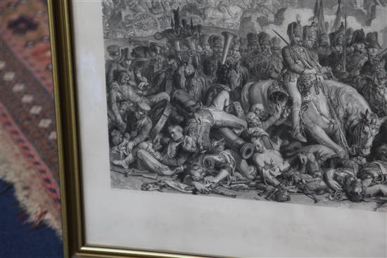 Stocks After Maclise Wellington and Blucher, Art Union 1875, 16.5 x 48in.